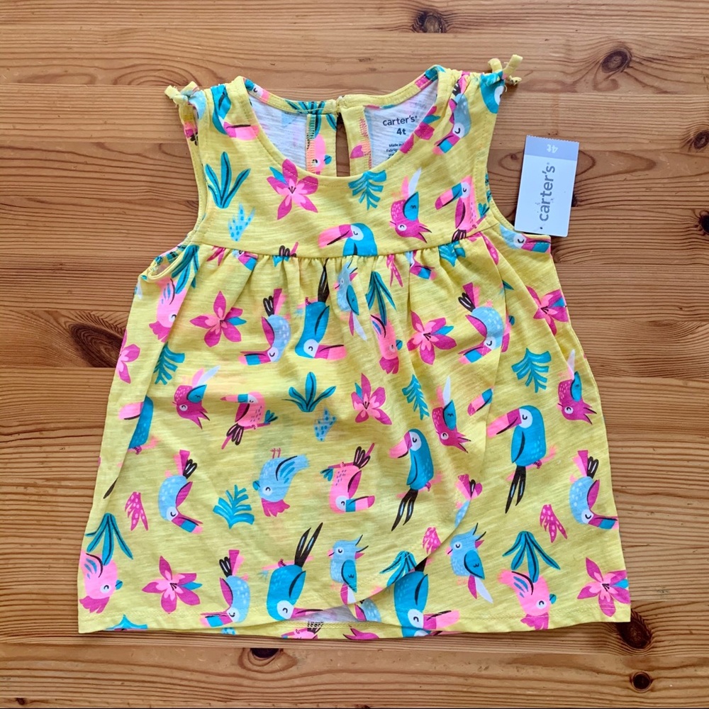 TODDLER GIRL CARTER’S SHIRT DRESS 4T